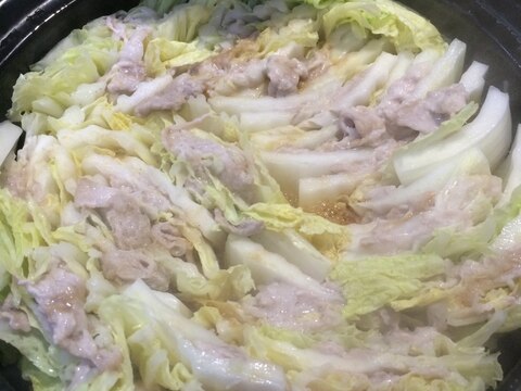 白菜大量消費！白菜と豚肉のミルフィーユ鍋